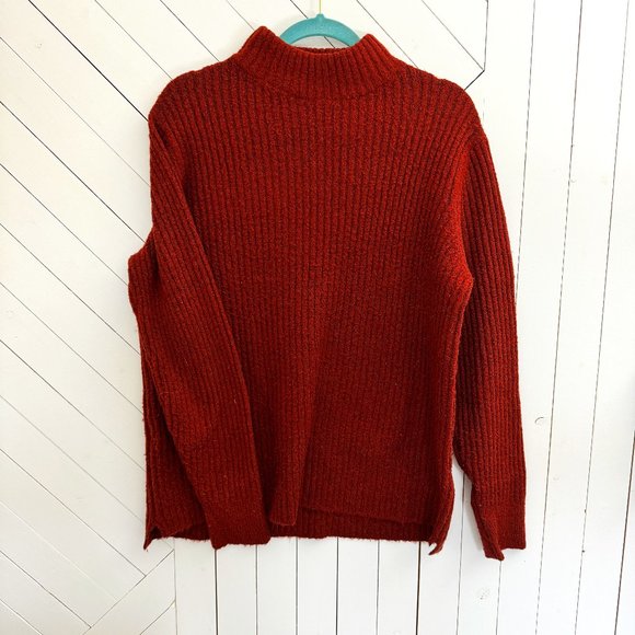 B. Young Mock Neck Sweater - Super Soft and Cozy - Picture 1 of 6